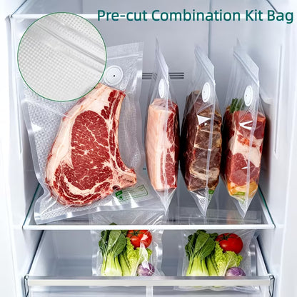 Rechargeable Handheld Vacuum Sealer Kit with Digital Display